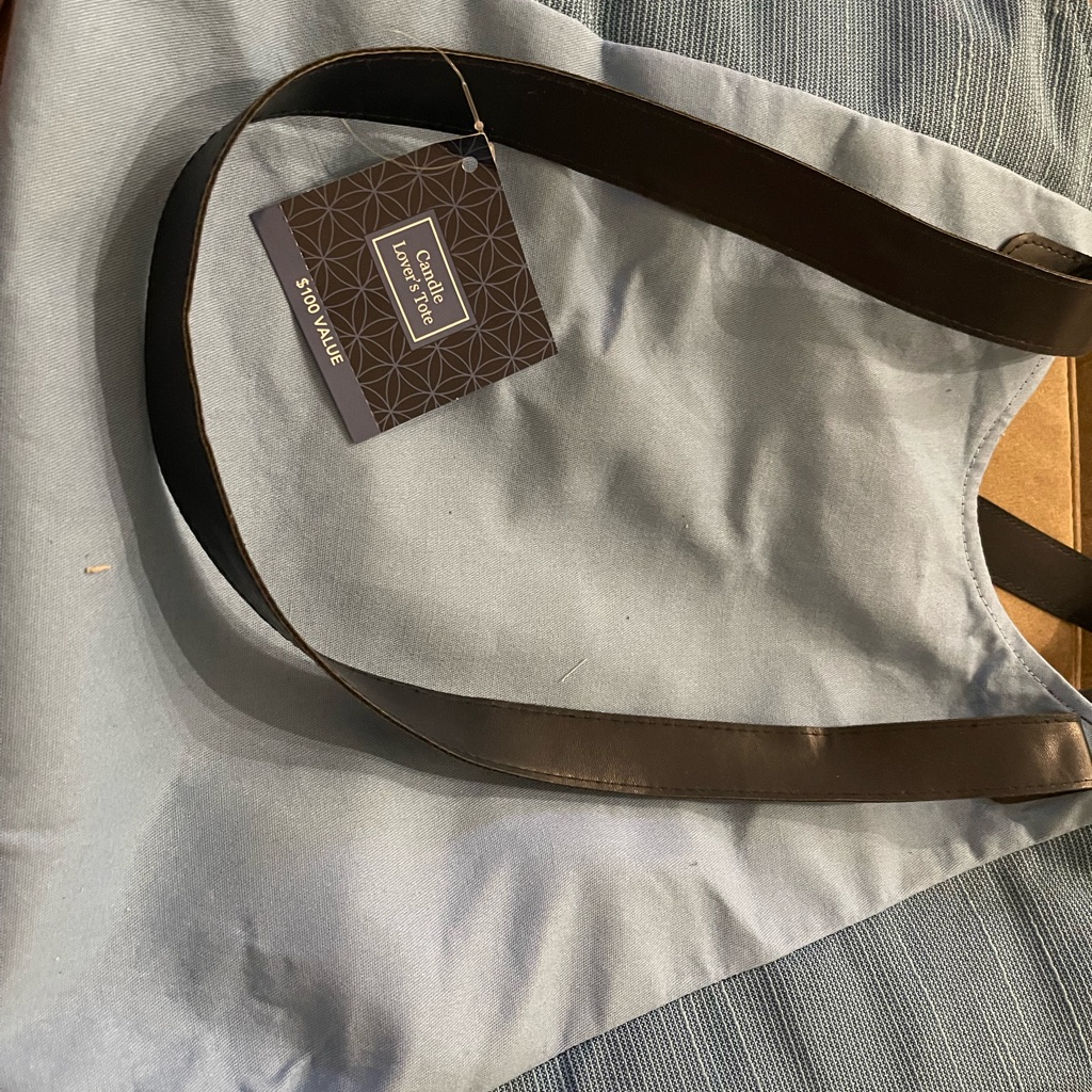 Yankee Candle Large Blue Tote